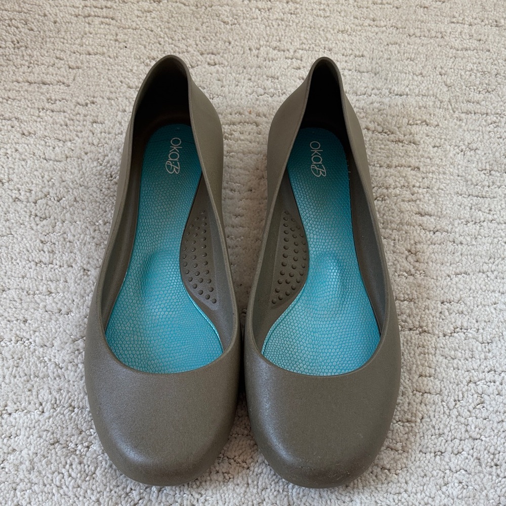 OKA b. Women's Taylor Matte Ballet Flats, 10